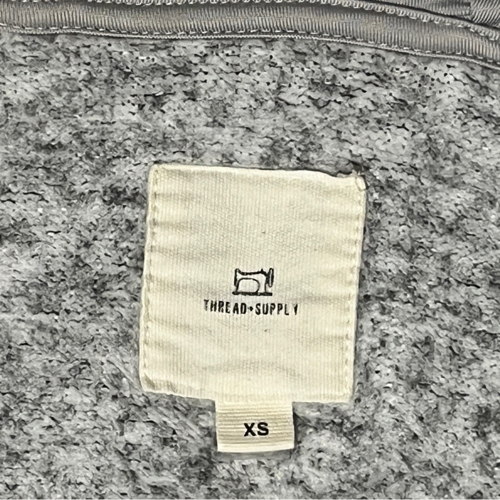 Thread & Supply Gray Sweater Hoodie Size XS - Picture 4 of 5